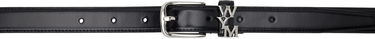 Vyöt WOOYOUNGMI Wooyoungmi Leather Logo Belt Musta | W251BE01, 0