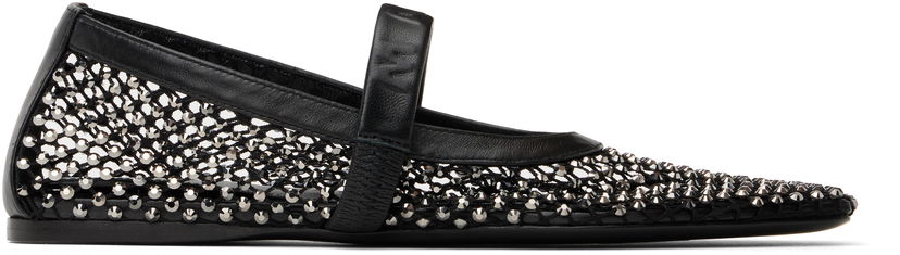 Tennarit ja kengät Marni Marni Mesh Mary Jane Ballerina Flats Musta | MJMS007700 P6394