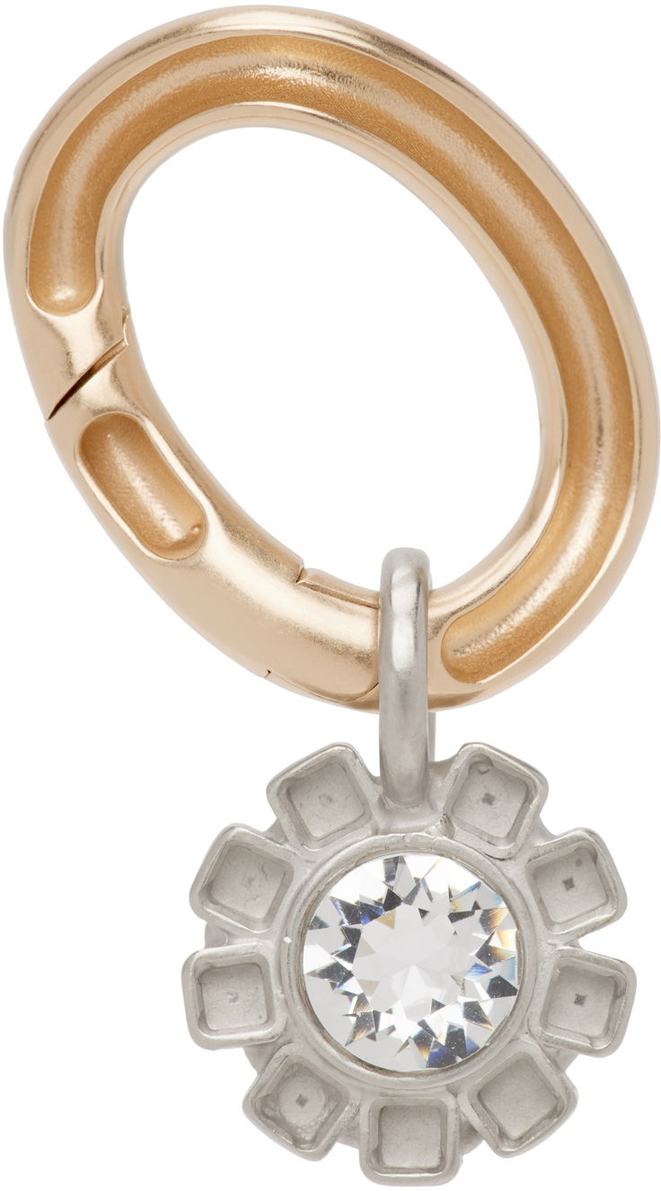 Avaimenperät Maison Margiela Flower Charm Hoop Earring Metallinen | SM1VG0030 SV0164