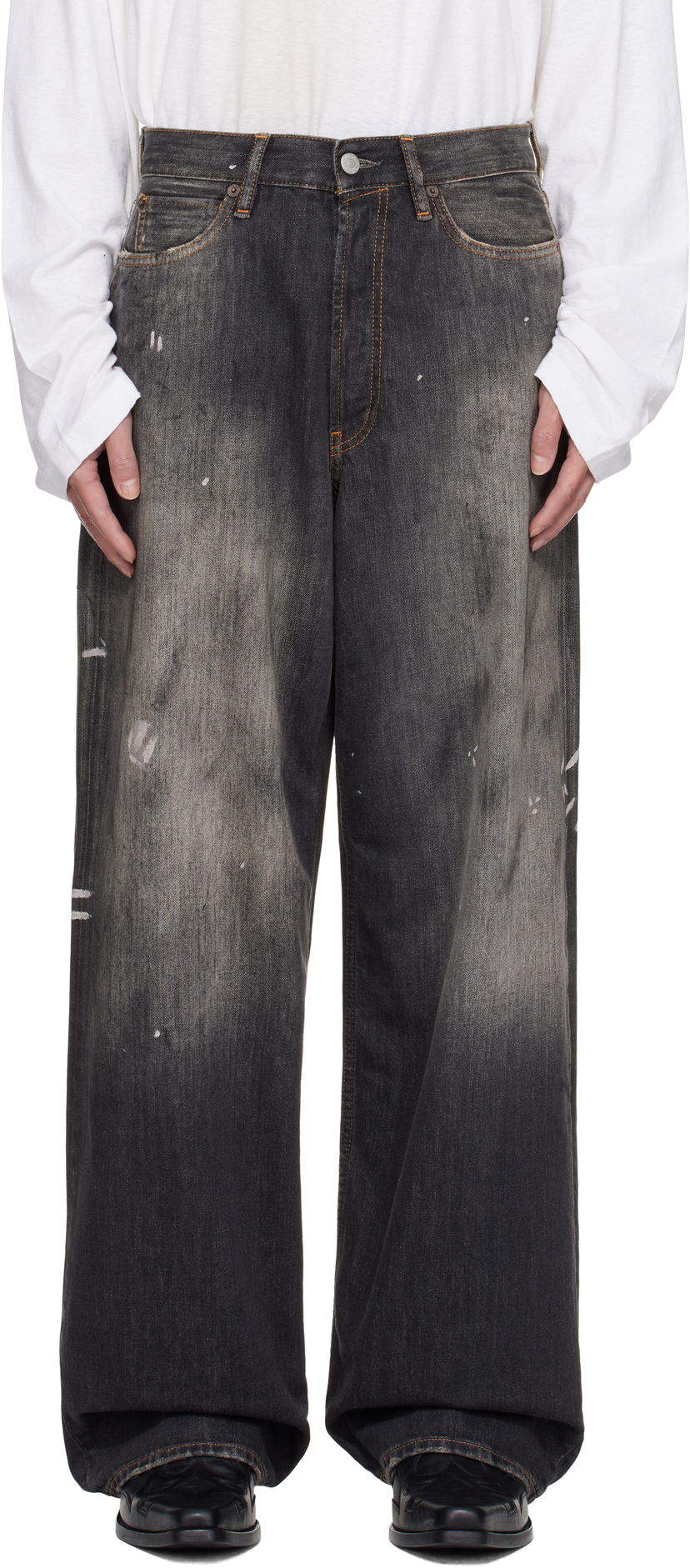 Jeans Acne Studios Acne Studios Loose Fit 1981 Jeans Musta | C00081-