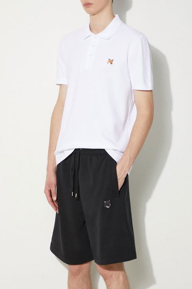 Poolopaita MAISON KITSUNÉ Maison Kitsuné Bold Fox Head Patch Oversize Jog Shorts Valkoinen | MM01121KM0001, 3