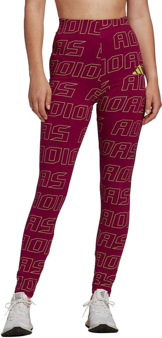 Leggingsit adidas Originals Adidas Graphic Tight Leggings Burgundia | fs2463