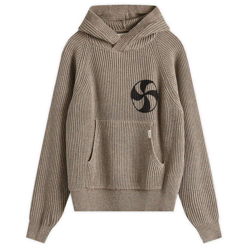 Villapaita Heresy Heresy Women's Hodge Knit Hoodie, Size Large Ruskea | HSS25-KW01-BRW