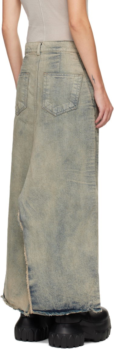 Hame Rick Owens Rick Owens Concordians Long Slivered Denim Midi Skirt Sininen | RP02E4367 DWG, 2
