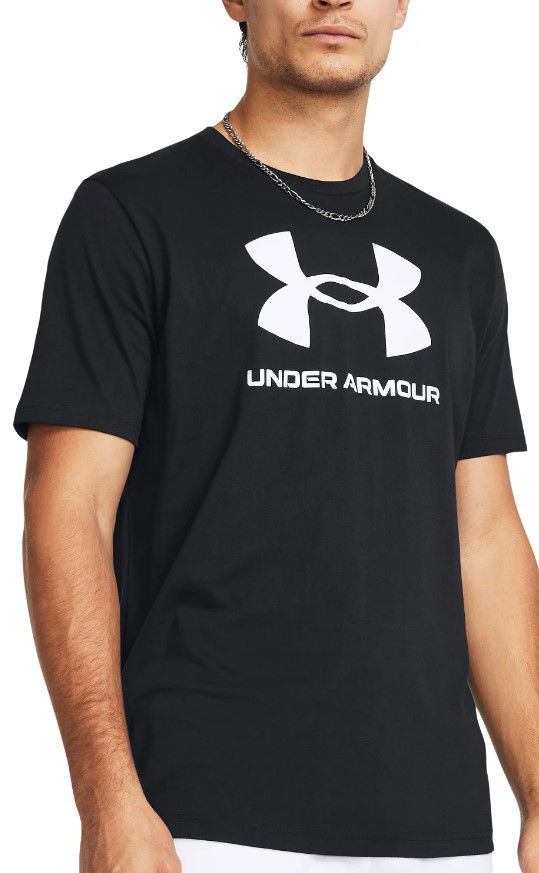 T-paita Under Armour UA SPORTSTYLE LOGO UPDATE SS-BLK Musta | 1382911-001