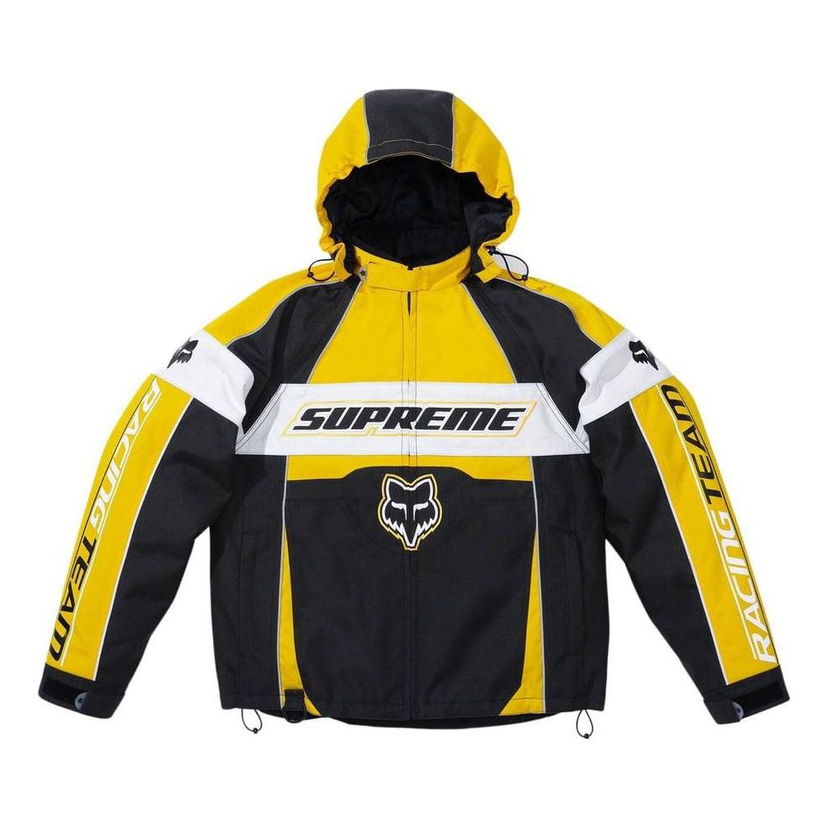 Tuulitakki Supreme Racing Team Jacket Keltainen | SUP-FW23-145