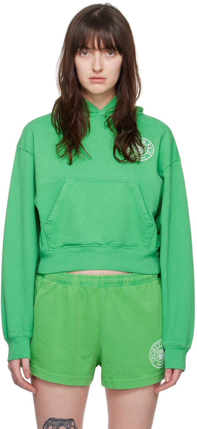 Huppari Sporty & Rich Connecticut Crest Hoodie Vihreä | HCAW2319VE
