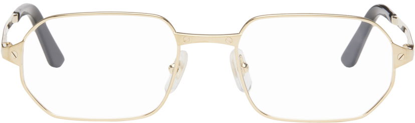 Aurinkolasit Cartier Rectangular Glasses Beige | CT0442O-001