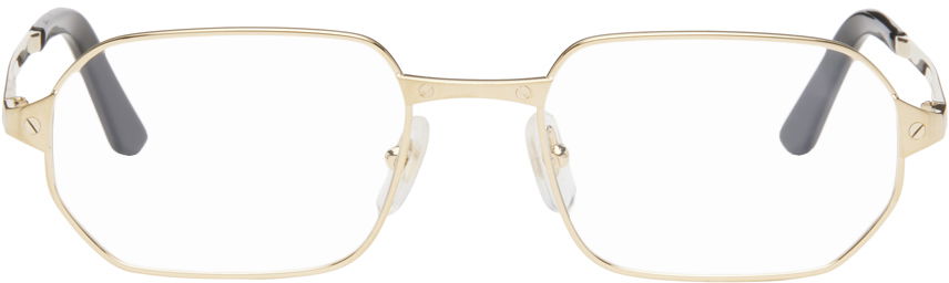 Aurinkolasit Cartier Rectangular Glasses Beige | CT0442O-001, 0