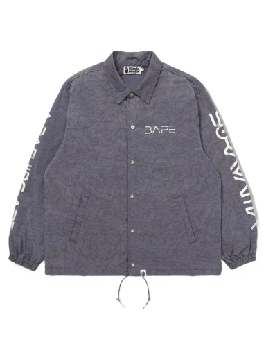 Takki BAPE Hajime Sorayama x Shark Coach Jacket Harmaa | 001LJH231914