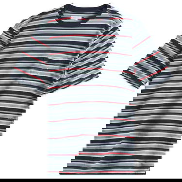 T-paita Pop Trading Company Pop Trading Company Striped Pocket T-Shirt, Size Large Monivärinen | POPSS25-02-007, 0