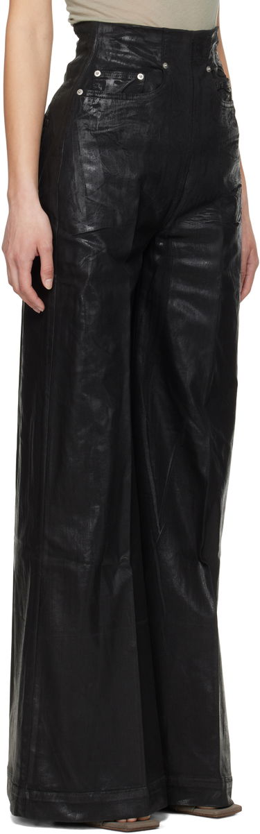 Housut Rick Owens Rick Owens DRKSHDW Hollywood Dirt Cooper Flare Jeans Musta | DS01E3303 SCF, 1