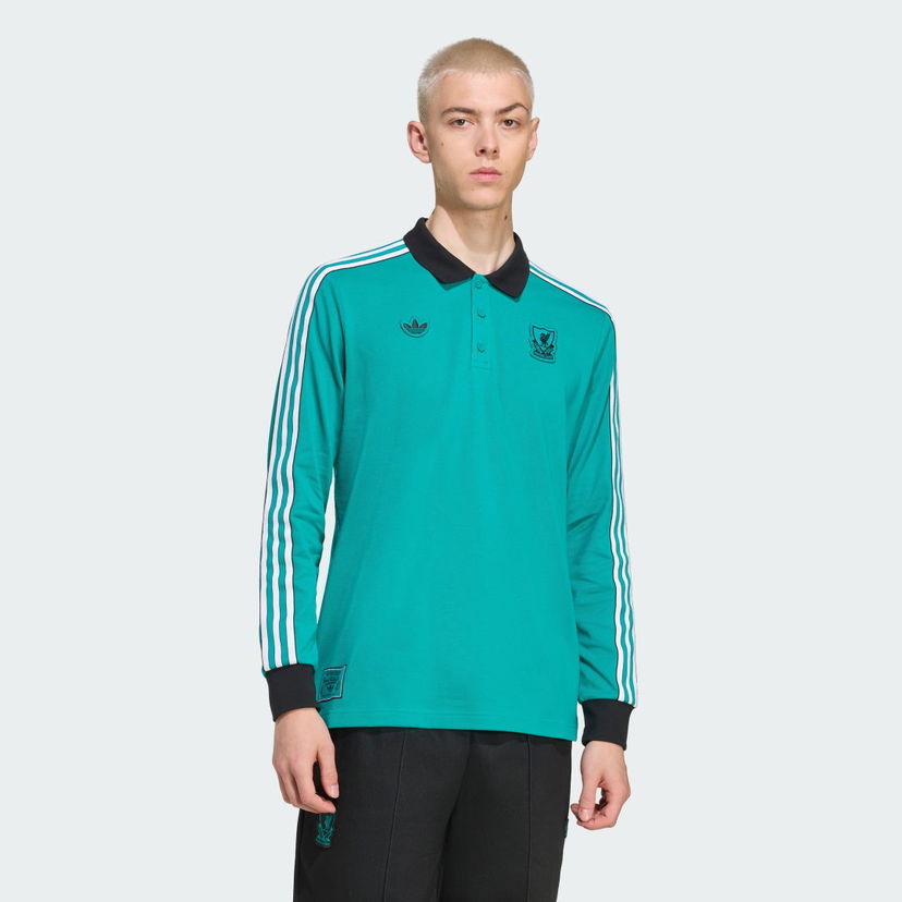 Poolopaita adidas Performance Liverpool FC Terrace Icons Turkoosi | JW5471