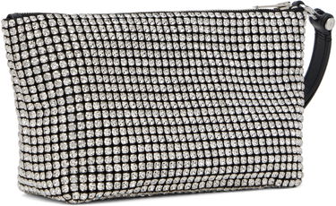 Käsilaukku Alexander Wang Alexander Wang Heiress Crystal-Embellished Wristlet Pouch Musta | 70424N13M, 2