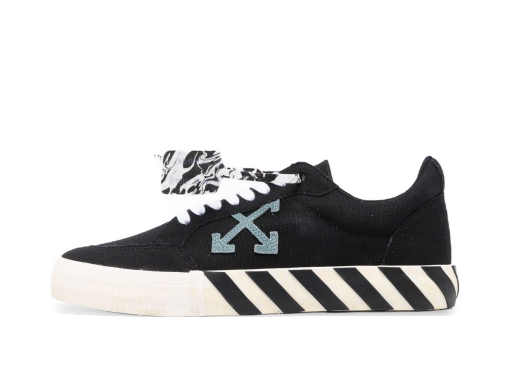 Tennarit ja kengät Off-White Low Vulcanized Eco Canvas Musta | OMIA085F21FAB0011045