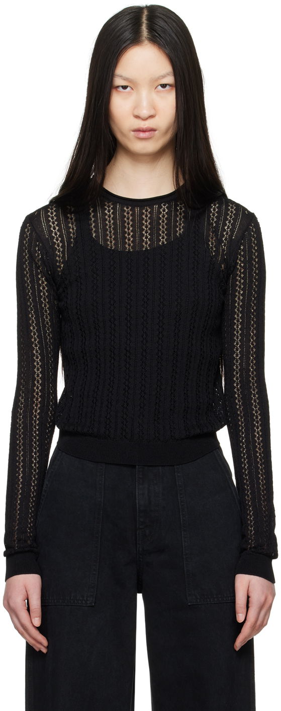 Villapaita Khaite The Colleen Black Sweater Musta | 9606118