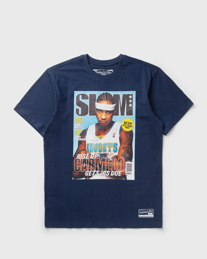 T-paita Mitchell & Ness Mitchell & Ness Denver Nuggets Carmelo Anthony SLAM T-Shirt Tummansininen | BMTRINTL1276-DNUNAVYAC