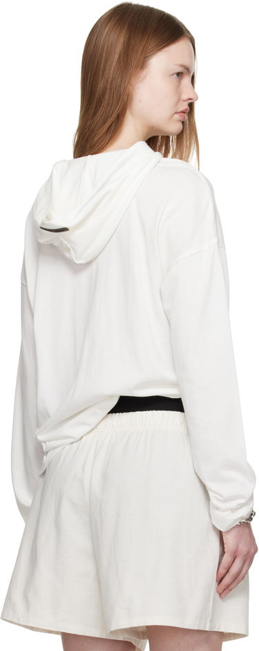 Huppari Fear of God Fear of God ESSENTIALS Long Sleeve Hoodie Valkoinen | 125SP257174FW, 2