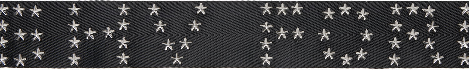 Vyöt MISBHV MISBHV 'Forever' Star-Studded Webbing Belt Musta | 250A800, 1