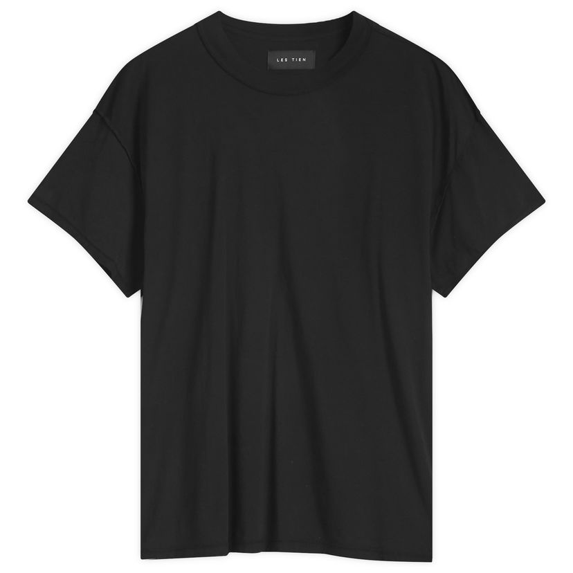 T-paita LES TIEN Les Tien Lightweight Inside Out T-Shirt, Size Large Musta | CC-2020-JTB