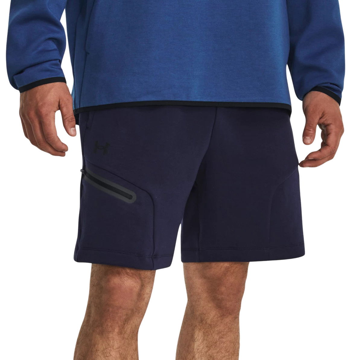 Shortsit Under Armour Unstoppable Fleece Tummansininen | 1379809-410, 0
