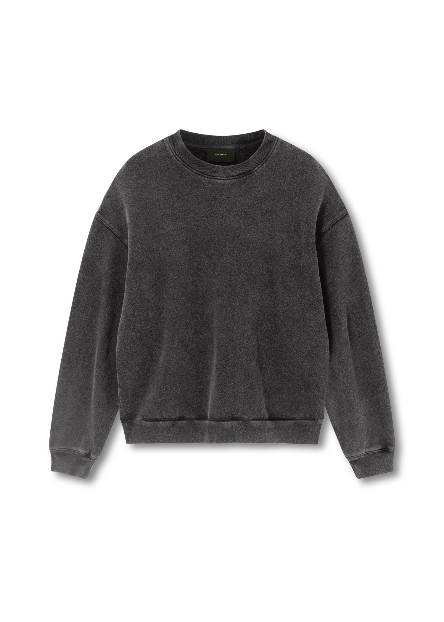 Huppari AXEL ARIGATO Typo Light Washed Crewneck Sweatshirt Musta | A3017001, 0
