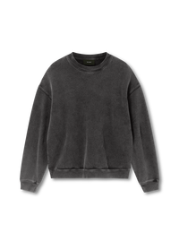 Typo Light Washed Crewneck Sweatshirt