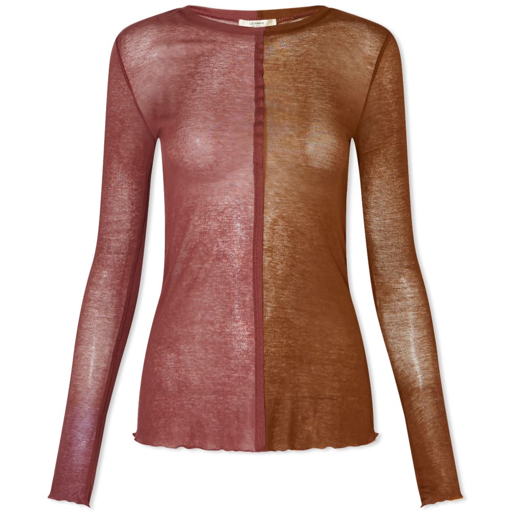 T-paita (di)vision Paragon Split Top Ruskea | DVN-014AW22-MBR, 0