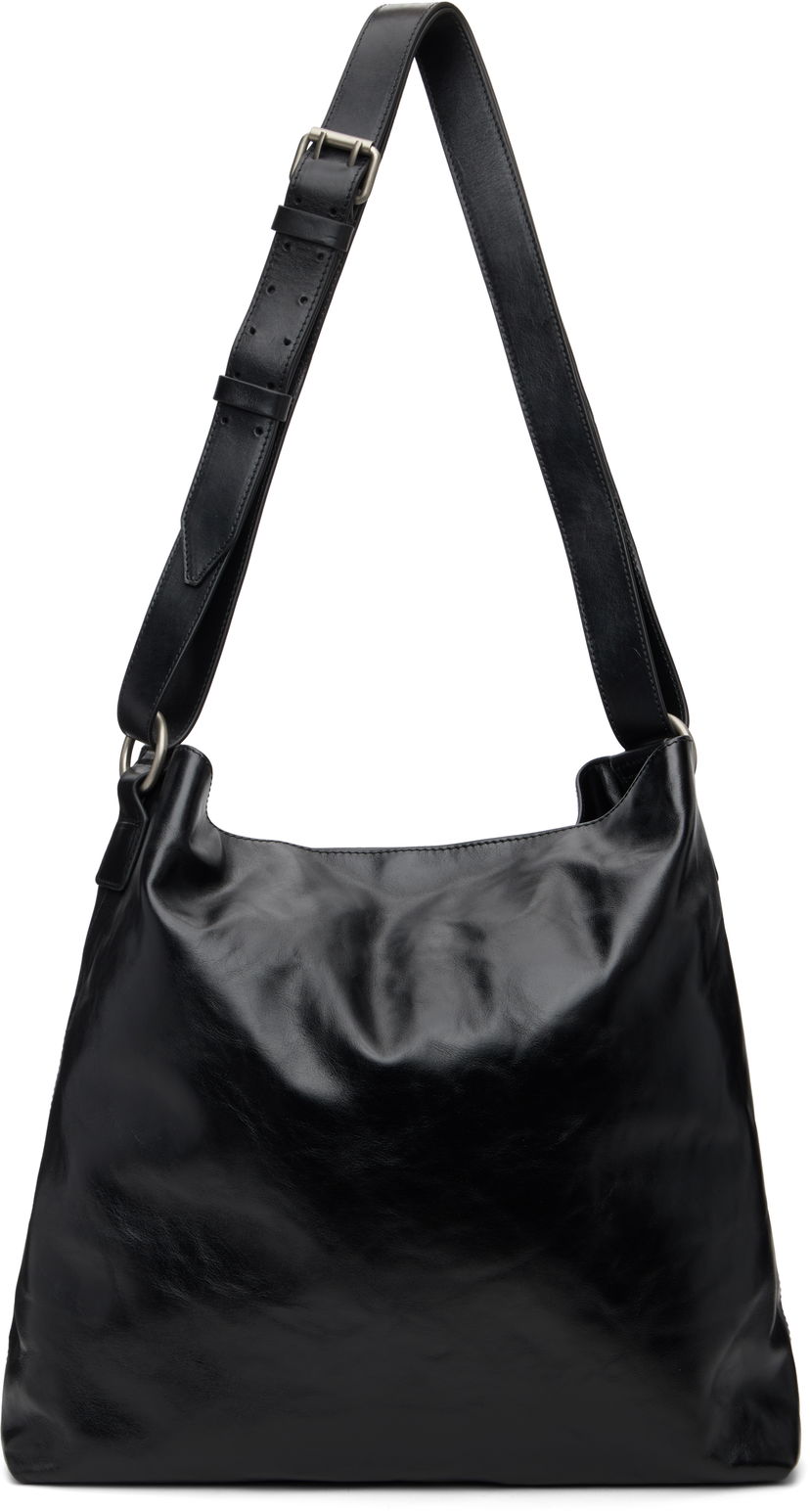 Olkalaukku Dries Van Noten Dries Van Noten Leather Messenger Bag Musta | 252-021516-151