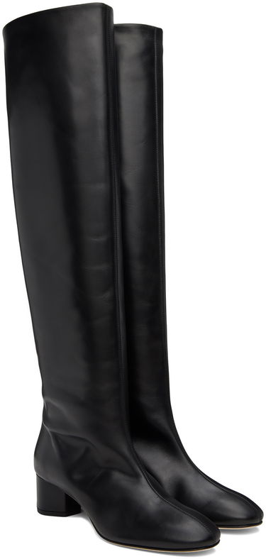 Vaatteet Aeyde Aeyde Willa Over-the-Knee Boots Musta | A11-KB-DUBR45RO115-FW24-800-001, 3