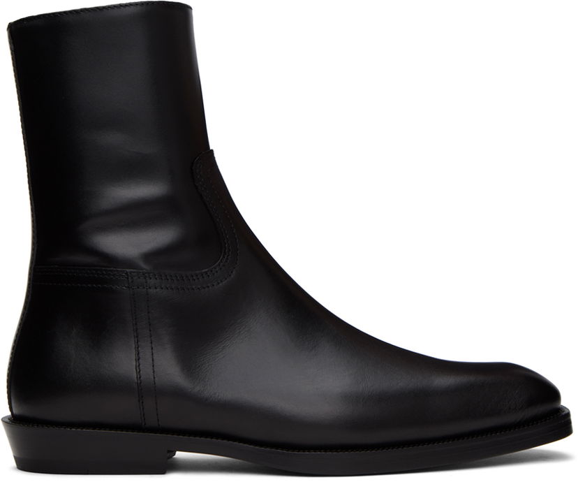 Vaatteet Dries Van Noten Dries Van Noten Leather Boots Musta | MS232-733-105