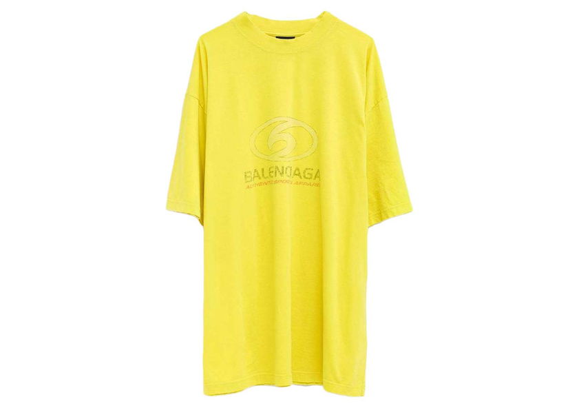 T-paita Balenciaga Surfer T-shirt Keltainen | 764235 TPVM3