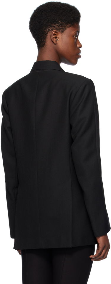 Takki TOTEME TOTEME Double-Breasted Blazer Musta | 233-3002-246, 2