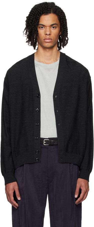 Villapaita LEMAIRE Relaxed Cardigan Musta | TO1082 LK087, 0
