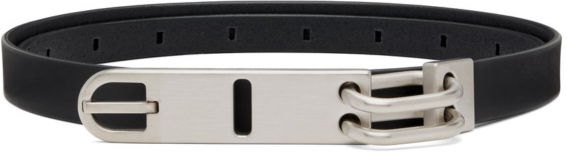 Vyöt Rick Owens Rick Owens Concordians Tongue Belt Musta | RA02E0780 LGE