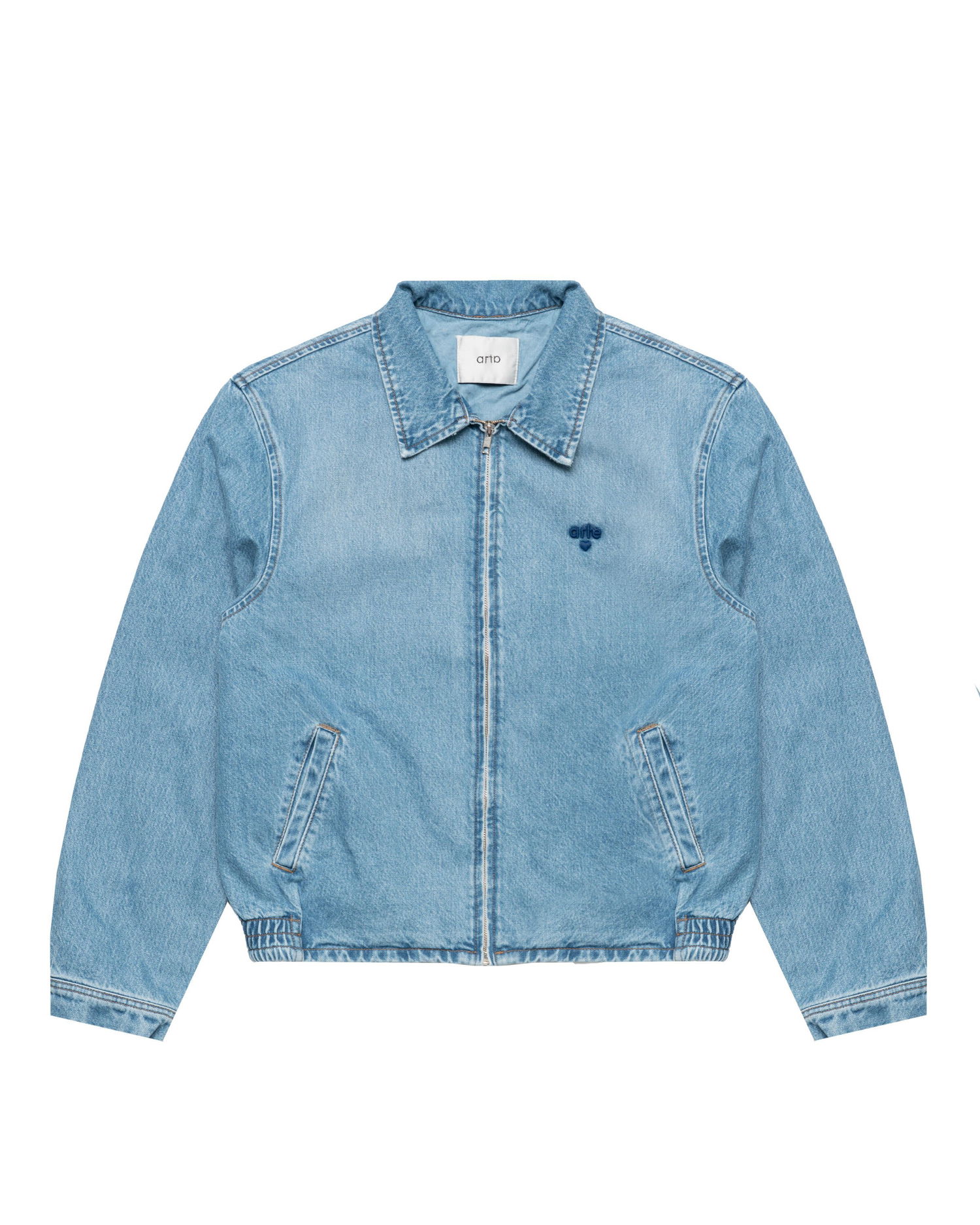 Takki Arte Antwerp Arte Antwerp Denim Jacket with Logo Sininen | AW25-038J.1-BLE, 0