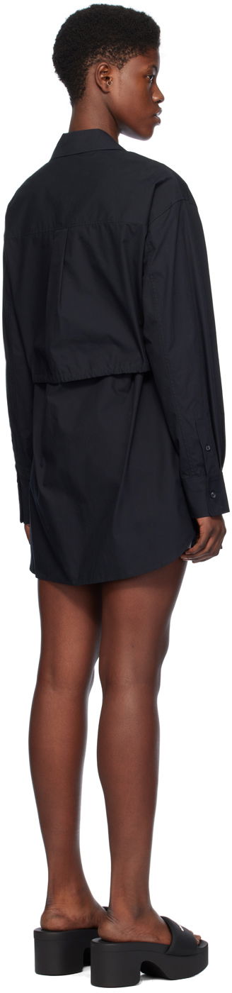 Mekko Alexander Wang Layered Shirt Dress Musta | 4WC1246245, 2