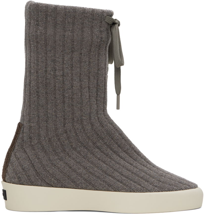 Tennarit ja kengät Fear of God Fear of God Moc Knit High Harmaa | FG882-141WOO