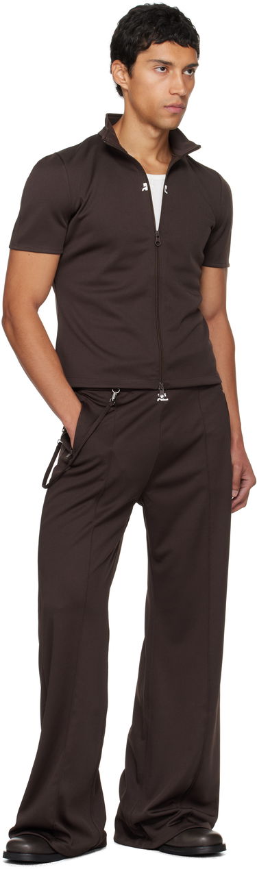 Housut Courrèges Courrèges Flare Interlock Tracksuit Pants Ruskea | 325JPA426JS0250, 3