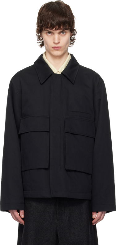 Takki LEMAIRE Lemaire Quilted Jacket with 3D Pockets Musta | OW1108 LF1309, 0