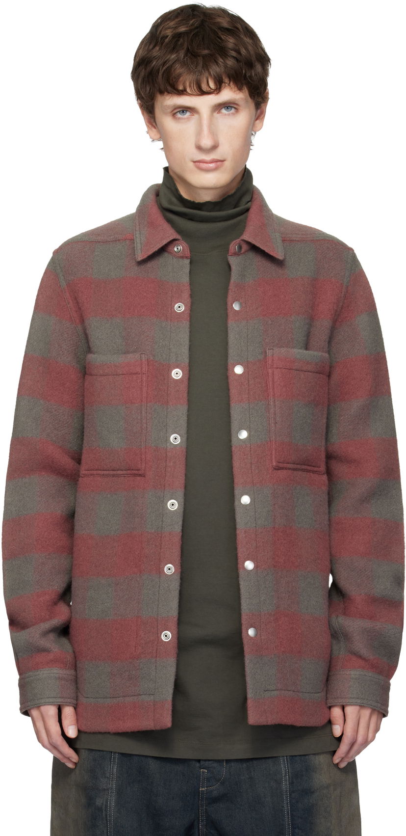 Paita Rick Owens Concordians Checked Wool Shirt Monivärinen | RU02E1744 WJP