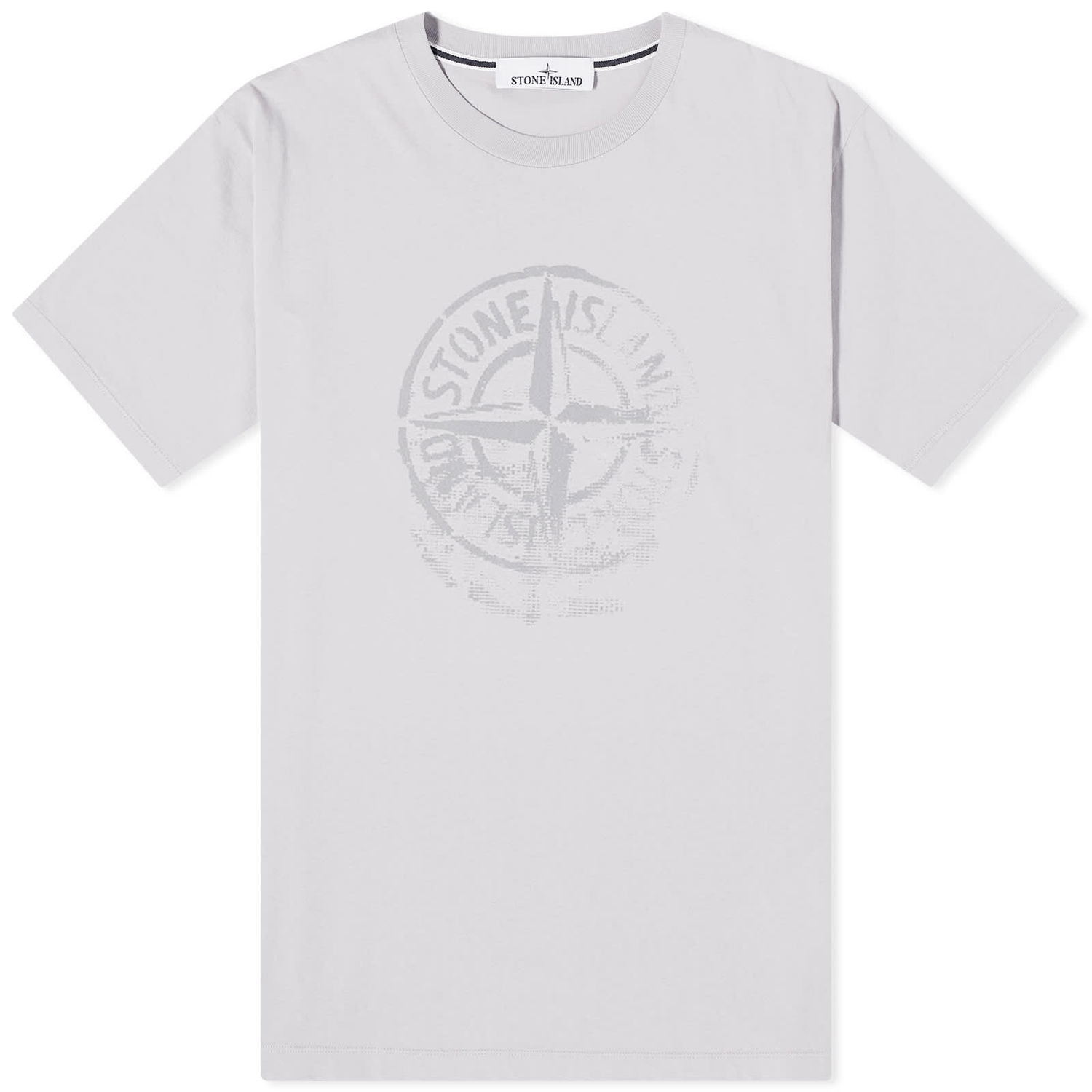 T-paita Stone Island Reflective One Badge Print T-Shirt Harmaa | 80152RC87-V0064, 0