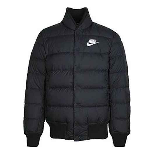 Bomber-takki Nike Nike Stay Warm Sports Down Jacket Musta | 928820-010