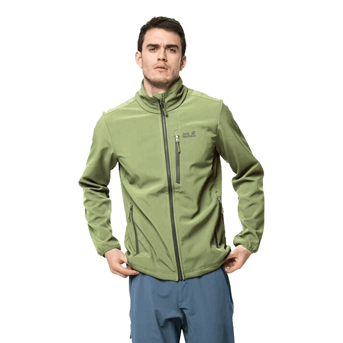 Takki Jack Wolfskin Whirlwind Softshell Jacket Vihreä | 1305801-4129, 0