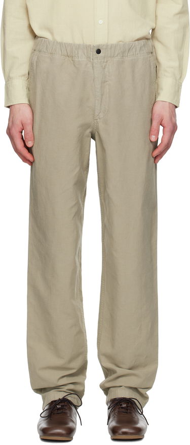 Housut NORSE PROJECTS Norse Projects Ezra Relaxed Cotton Linen Trousers Beige | N25-0420, 0