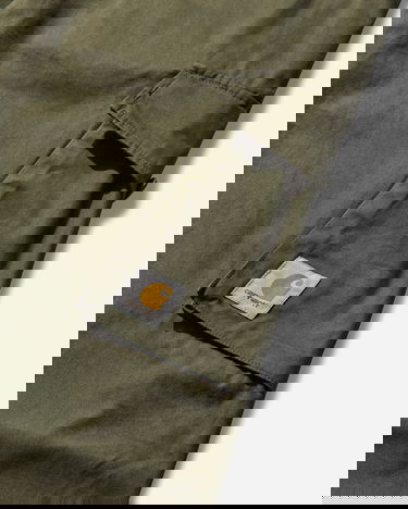 Cargo housut Carhartt WIP Unit Turtle Stone Washed Cargo Pants Vihreä | I034562 4106, 4