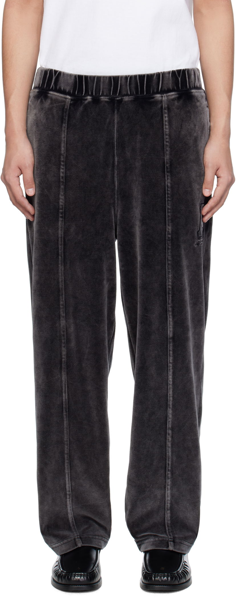 Verryttelyhousut AAPE by A Bathing Ape AAPE by A Bathing Ape Injection Velour Sweatpants Musta | AAPPTMC623XXNBKL
