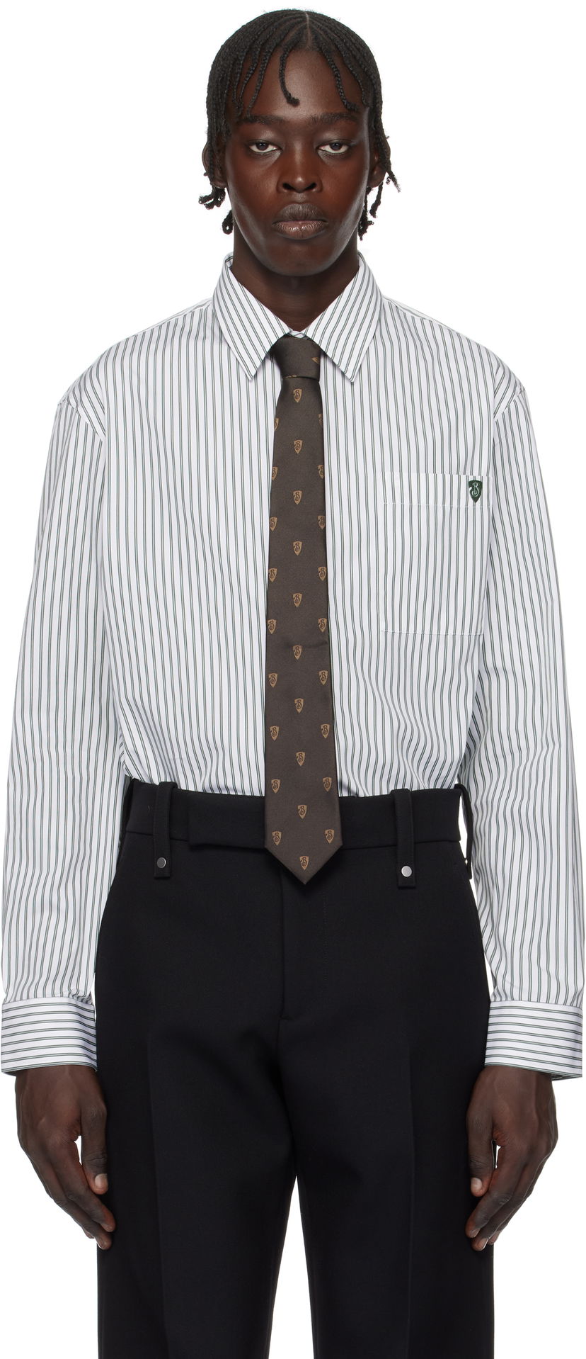 Paita Burberry Striped Shirt Valkoinen | 8102560
