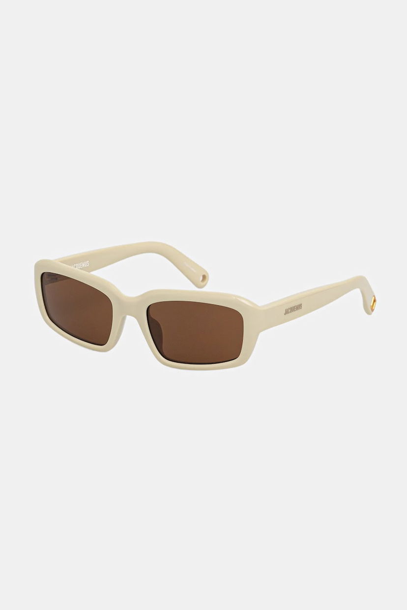 Aurinkolasit Jacquemus Jacquemus MARINO Sunglasses Beige | JAC64C3SUN