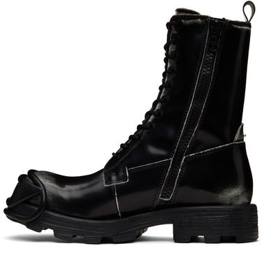 Tennarit ja kengät Diesel D-Hammer Bt D Lace-Up High-Top Boots with Shiny Finish and Rubber Toe Musta | Y03228-P8435-H1532, 2